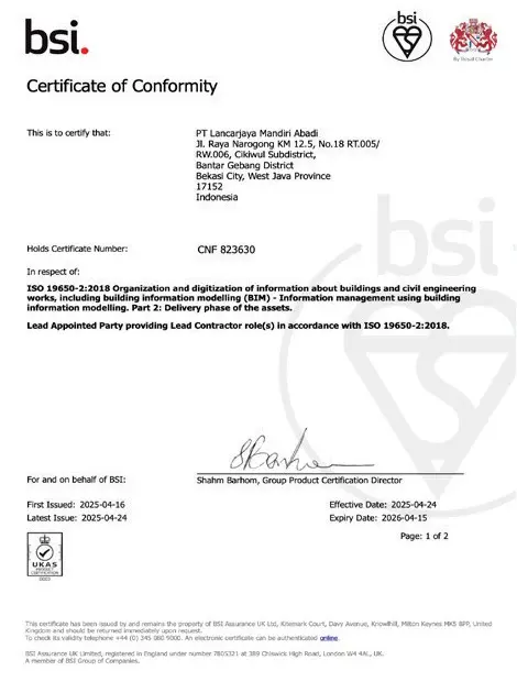 Sertifikasi ISO 45001:2018 — Occupational Health & Safety Management